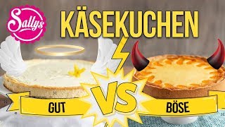 Käsekuchen BATTLE  Fit VS Fat  Was schmeckt besser  Sallys Welt [upl. by Harwilll]