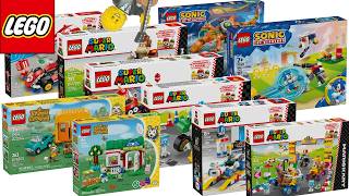 Lego 2025 Video Games Sets  Animal Crossing Mario Cart amp Sonic the Hedgehog [upl. by Hepsibah]