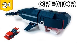 Lego Creator 31088 Whale  ALTERNATE MODEL [upl. by Ribble470]