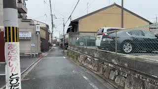 Kyoto 4K  Snowy Flurry Walk in Kamigyo Ward Kyoto 雪の日 在 上京区 [upl. by Pirri]