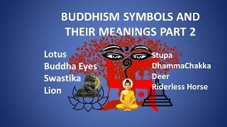 Buddhism Symbols and their MeaningsBuddhism [upl. by Averell]