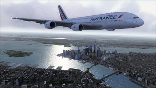 FSX A380 Paris to New York [upl. by Wheaton857]