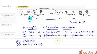 The hydrolysis of optically active 2bromobutane with aqueous NaOH result in the formation of [upl. by Mars]