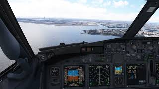 4K60fps  Microsoft Flight Simulator  PMDG 737800  RJTT 羽田空港 LDA Z RWY22 [upl. by Arocet524]