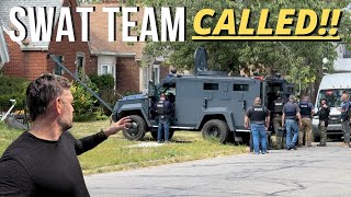 SWAT team SHOWS UP while I was HELPING a CHURCH in need [upl. by Llehsyt]