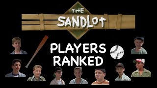 The Sandlot Players Ranked by Baseball Skills [upl. by Nagey223]