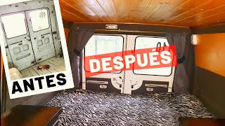 De Furgón a MOTORHOME🚐 proceso completo🛠  Una Trafic Por América ♥ [upl. by Yssak]