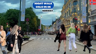 Oslo Norway 🇳🇴 June  2022  4KHDR Walking Tour [upl. by Atenaz]