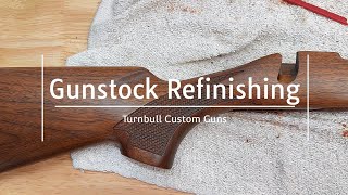 Rifle Stock Refinishing With Turnbull Custom Guns [upl. by Eugnimod813]