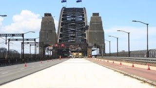 Sydney Harbour Bridge resurfacing [upl. by Olympia]