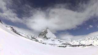 Skiing Off Piste in Zermatt  Powder Skiing with Matterhorn Views [upl. by Bannon418]