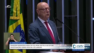 Senador Esperidião Amin ppsc pede cautela ao STF em investigações sobre atos de 8 de janeiro [upl. by Guimond]