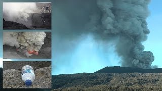 Dodging Hot Volcanic Bombs at Dukono Volcano Indonesia [upl. by Tavis]