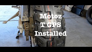 Motoz Tractionator GPS installed Aprilia Tuareg 660 [upl. by Nuawd]