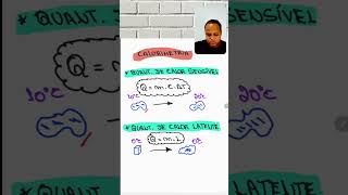 Calorimetria Quantidade de calor sensível e latente enem enemfisica matematica enemdicas [upl. by Cesaro631]