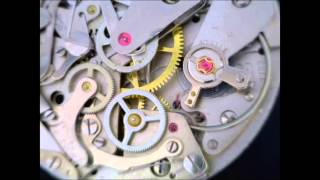 Vintage Valjoux 7733 Chronograph Movement [upl. by Berky141]