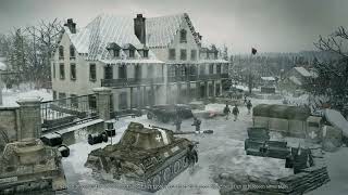 Company Of Heroes 2 Ardennes Assault Stoumont Mission Introduction Cutscene [upl. by Asirehc748]