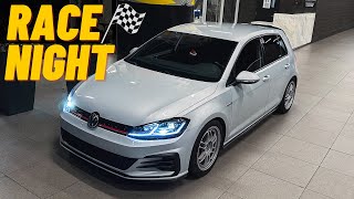 VW Golf Holds it Down  500hp Roll Night [upl. by Wengert]