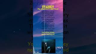 The Weeknd ft Daft Punk  Starboy Lyrics shorts [upl. by Llenyar120]