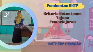 Pembuatan Kriteria Ketuntasan Tujuan Pembelajaran KKTP Kurikulum Merdeka [upl. by Karen893]