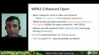 Wireless Lan Security  Mohit Sethi [upl. by Dumm]