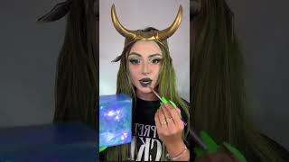 MAQUILLAJE de LOKI y PEINADO para transición de HALLOWEEN AVENGERS tutorial  Trisayla [upl. by Edac]