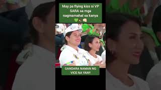 VP SARA DUTERTE FLYING KISS SA LAHAT NG SUPPORTERS NIYA  saraduterte vpsara indaysara [upl. by Reivaj]