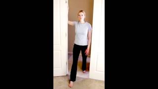 DOORWAY STRETCH  SINGLE ARM hep2go [upl. by Maxima]