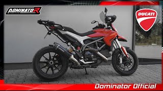 Ducati Hyperstrada 821  Dominator Exhaust Sound  DYNO [upl. by Flin320]