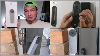 Nest Doorbell Battery Wired Setup amp Installation [upl. by Nellahs]