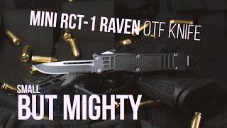 Mini RCT1 Raven Tactical OTF Knife  RavenCrest Tactical [upl. by Sidwohl]