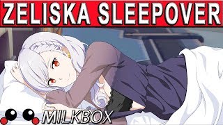 Sword Art Online Fatal Bullet Zeliska Sleep Over Date Events [upl. by Baggs690]