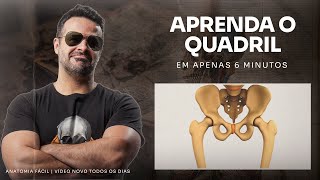 APRENDA O QUADRIL EM 6 MINUTOS  anatomiafacil [upl. by Alekim]