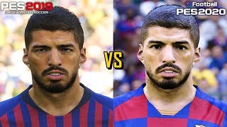 PES 2019 vs eFootball PES 2020 Graphics Comparison PS4 Pro [upl. by Acinomad166]