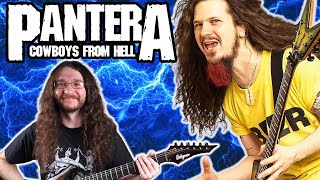 How to Play Panteras quotCowboys From Hellquot  Guitar Lesson [upl. by Ybbob336]