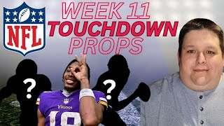 NFL Week 11 Props Picks and Predictions  Anytime Touchdown Props for Week 11 [upl. by Harilda]