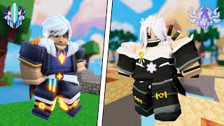 Caitlyn vs Zephyr in Roblox Bedwars [upl. by Nivrem]