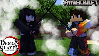 ME TORNEI O HASHIRA DA NÉVOA no MINECRAFT  Demon Slayer EP4 [upl. by Osei574]