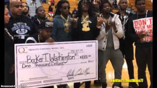 Migos Get Roasted For Posting Wishy Washy 1000 Donation Check On Instagram [upl. by Anikas]