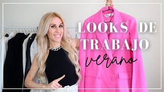 6 LOOKS PARA LA OFICINA EN VERANO  CÓMO VESTIR ELEGANTE CUANDO HACE CALOR  OUTFITS PARA EL TRABAJO [upl. by Ardle]