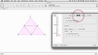 Geogebra  Custom Sierpinski Triangle Tool [upl. by Hamrnand]