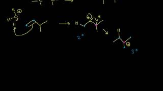 Hydration  Alkenes and Alkynes  Organic chemistry  Khan Academy [upl. by Allan]