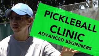 Pickleball Clinic  Advanced Beginner Level at Palo Alto Pickleball Club Mitchell Park [upl. by Sardse]