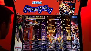 Streets of Rage 2 Sega Mega Play Arcade Cabinet MAME Playthrough w Hypermarquee [upl. by Deering586]