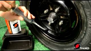 How to repair a tire with TireJect Tire Repair Sealant [upl. by Chassin]