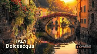 Dolceacqua ITALY 🇮🇹 Relaxing Walks in Italy  A Beautiful Italian Village Tour  4k video [upl. by Yecnahc422]