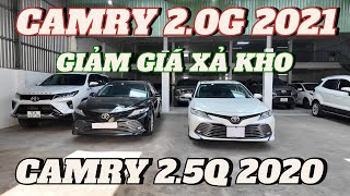 Bộ đôi Camry 20G vs Camry 25Q giá cực tốt đang có tại Ô Tô Vạn Phúc Thủ Đức  xem xe giảm sốc [upl. by Ahsatniuq953]