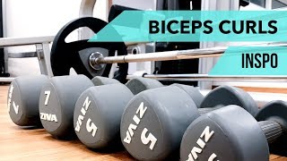 TRÄNA UPP DINA BICEPS  biceps curls  hantlar  gym [upl. by Whitcomb]