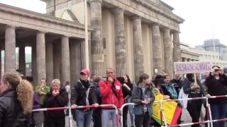 Berlin Schweigemarsch für das Leben durch die Innenstadt am 20092014 [upl. by Leirza]