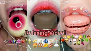 Asmr Relaxing Video🥞🥨  Asmr emoji [upl. by Garretson]